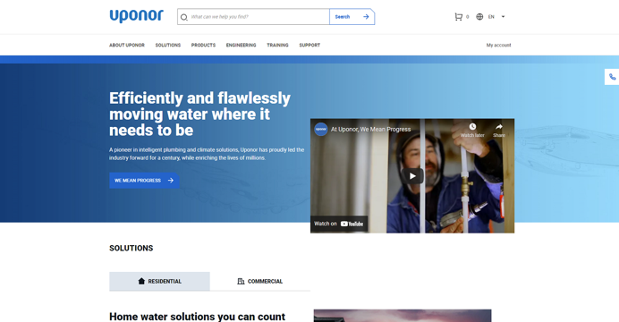 Uponor site